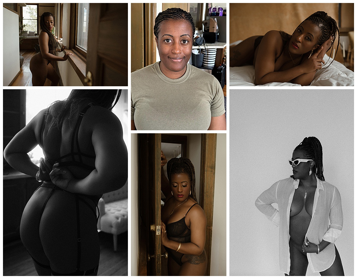 Adult experiences a boudoir Before And After Transformations that leaves her feeling empowered 